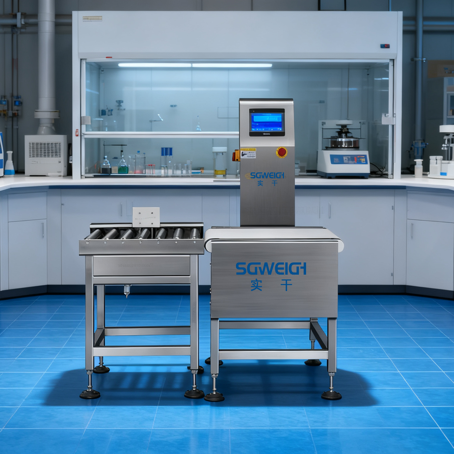 SG-450骨粉飼料袋28kg動(dòng)態(tài)檢重儀高精度自動(dòng)分選機(jī)